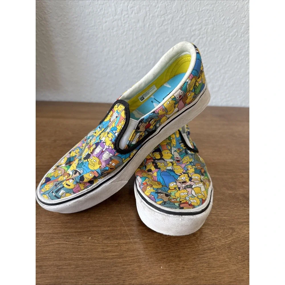 Vans X The Simpsons People Of Springfield Comfycush Slip On Men's 7.5 Women 9